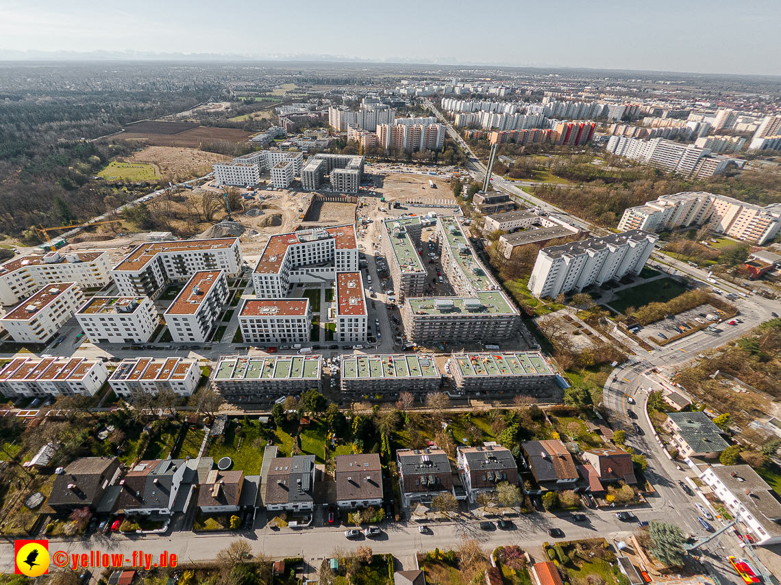 22.03.2023 - Baustele und Wohnanlage Alexisquartier